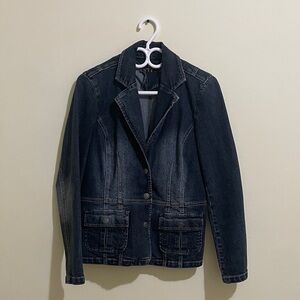 Classic Dark Denim Women's Jacket